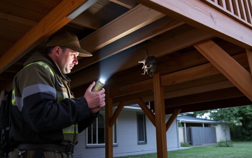 Under Deck Possum Removal in Tootgarook